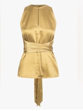 Satin TED BAKER wrap blouse